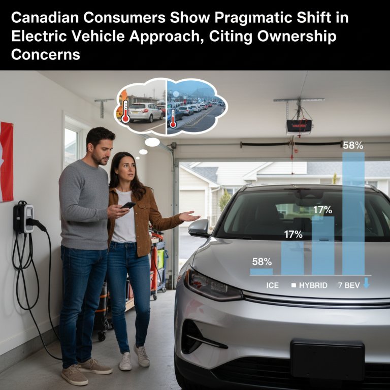 Canada's EV Dream Faces Reality Check: Consumers Pump Brakes on Purchases Amid Cost and Charging Concerns
