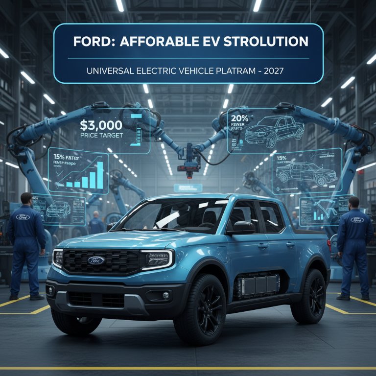 Ford Goes All-In on Affordable EVs: A $30,000 Pickup to Challenge Tesla and China