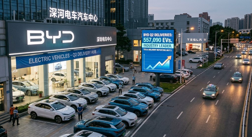 BYD Reclaims Global EV Crown as Tesla Braces for Q2 Delivery Shockwave