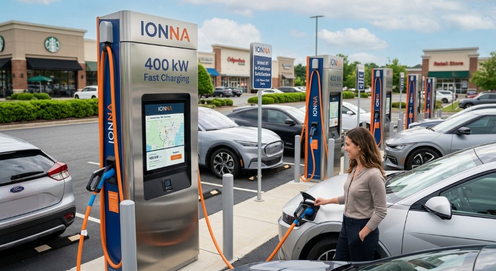 IONNA Dethrones Tesla in Customer Satisfaction, Doubling Its 400 kW Charging Network in 2026
