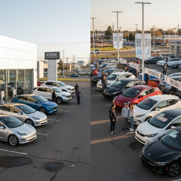 Used EV Market Surges Towards Parity While New Sales Face Headwinds: A Tale of Two Dealer Sentiments