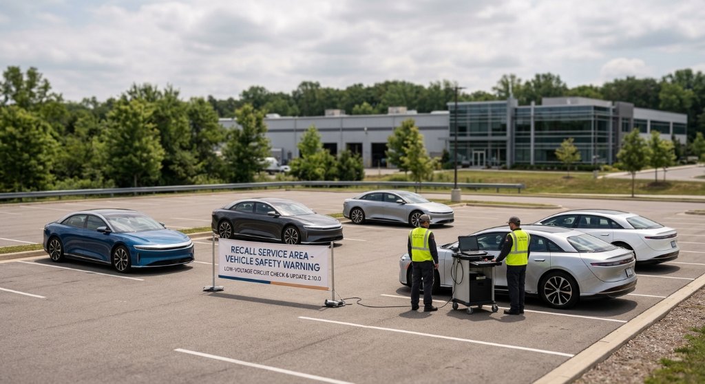 Lucid Air Hit With Massive 'Park Outside' Fire Recall: Why Software Is Both the Poison and the Antidote
