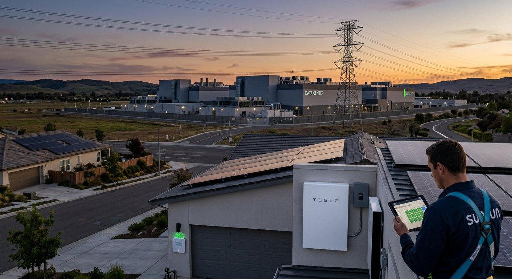 Tesla, Sunrun, and Renew Home Team Up on Massive 16 GW Virtual Power Plant to Fuel AI's Energy Surge