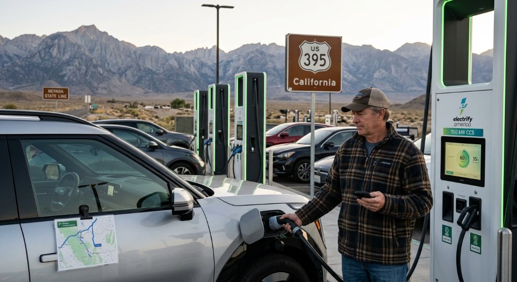 Defensive Charging: Why a Kia EV9’s 50-Mile Detour Exposes the Mountain West’s Fragile EV Infrastructure