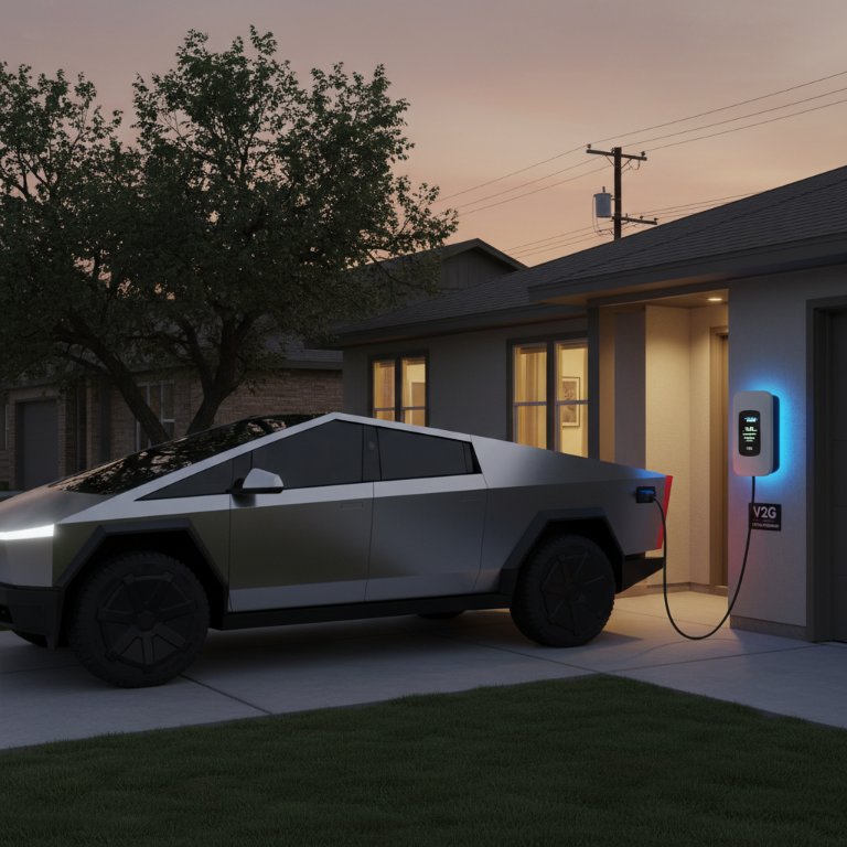 Cybertruck Ignites Home Energy Revolution: Tesla's Powershare V2G Program Lands in Texas, Eyes California