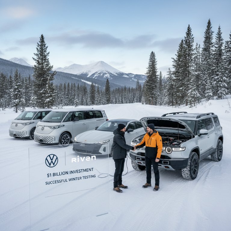 Volkswagen Deepens Rivian Bet with $1 Billion Infusion, Signaling Software Triumph