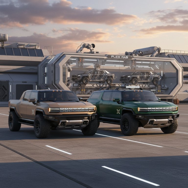 GM's HUMMER X Concepts Signal Agile Future for EV Production with Revolutionary FLEX FAB Tech