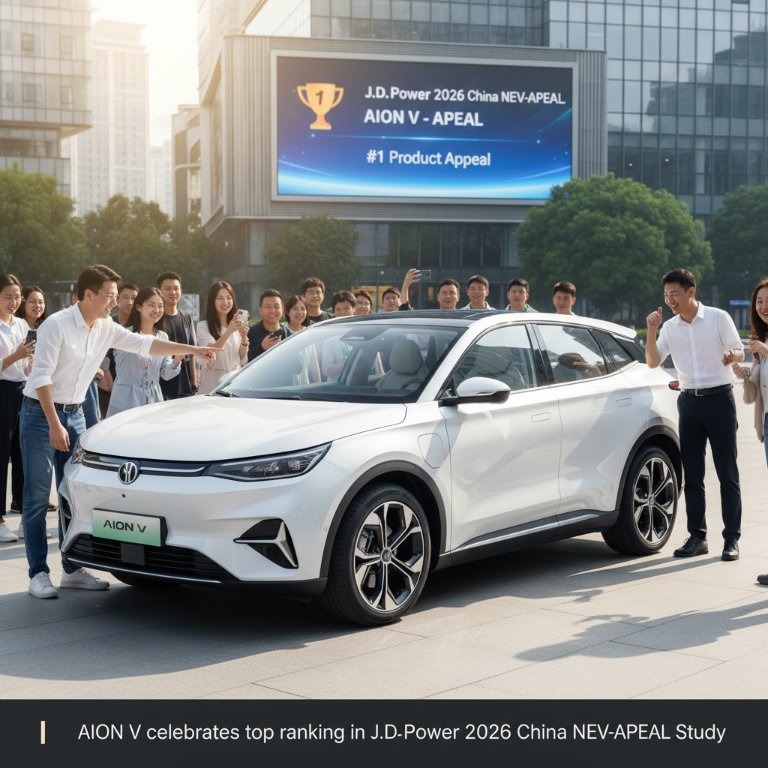 AION V Claims J.D. Power NEV-APEAL Crown, Signaling a Shift Towards Holistic EV Owner Satisfaction
