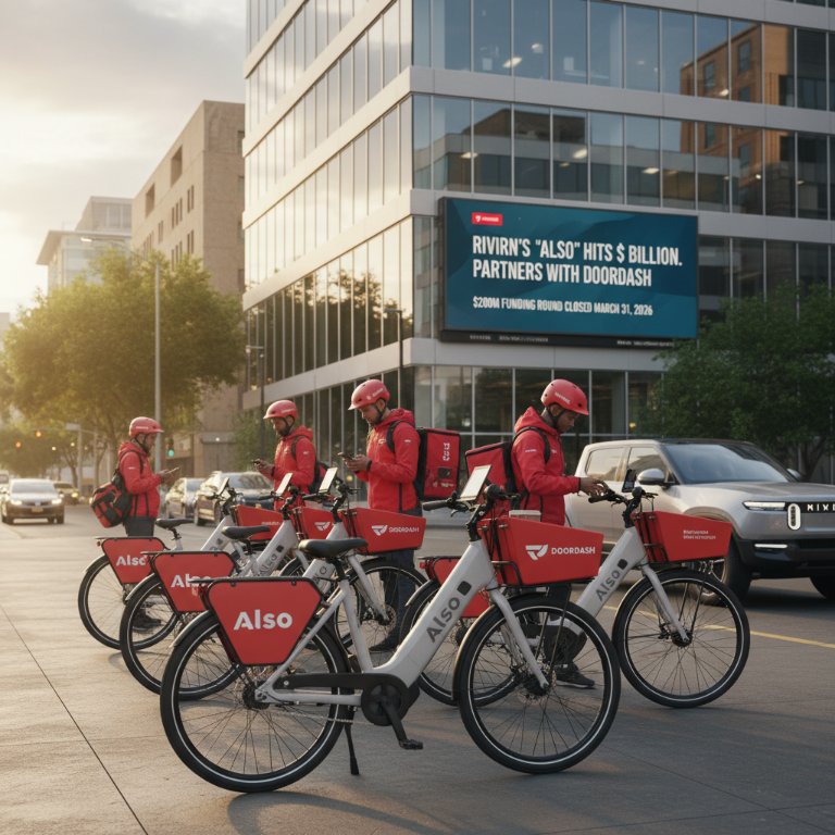 Rivian's 'Also' Spinoff Hits Billion-Dollar Valuation, Powers DoorDash's Last-Mile Offensive