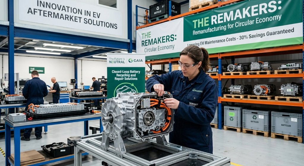 Renault’s Circular Revolution: Remanufactured EV Motors Promise To Slash Maintenance Costs By 30%