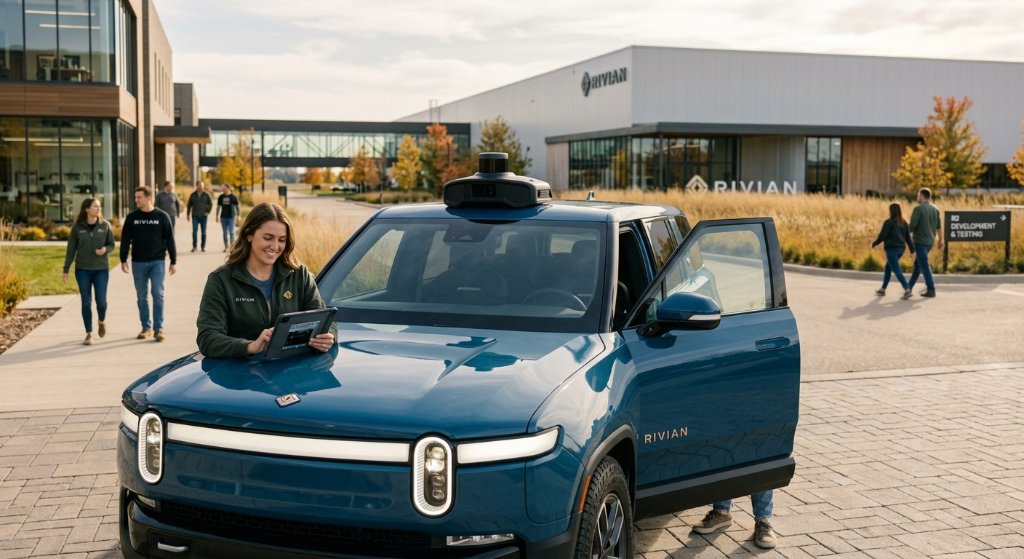 Rivian’s Next-Gen LiDAR R2 Arrives in Late 2026—But Only If You’re on the Payroll