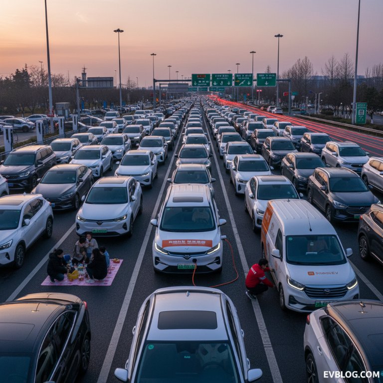 China's Spring Festival 'Stress Test' Reveals EV Infrastructure Gaps, Ignites Innovative Automaker Responses