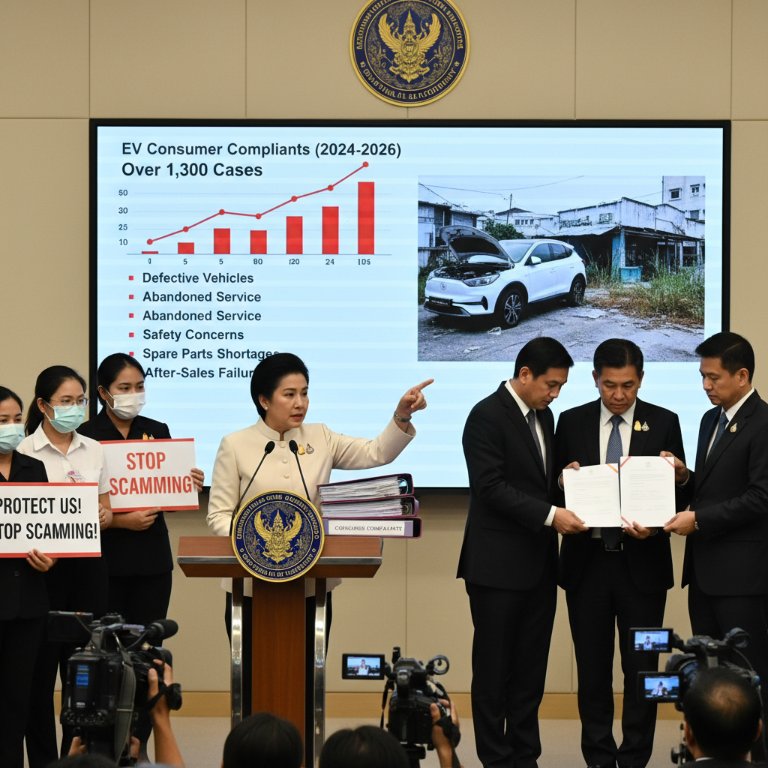 Thailand's EV Dream Faces Reality Check: Government Slams Industry Over Mounting Consumer Complaints