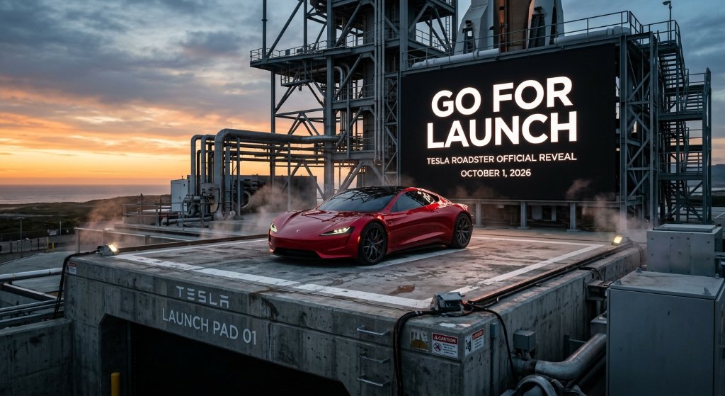 Tesla Ends a Nine-Year Wait: Roadster 'Go For Launch' Scheduled for October 1 in Waco, Texas