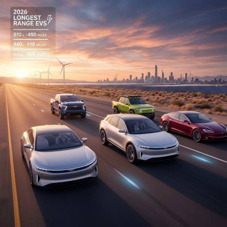 The 500-Mile Breakthrough: 2026's Longest-Range EVs Eradicate Range Anxiety