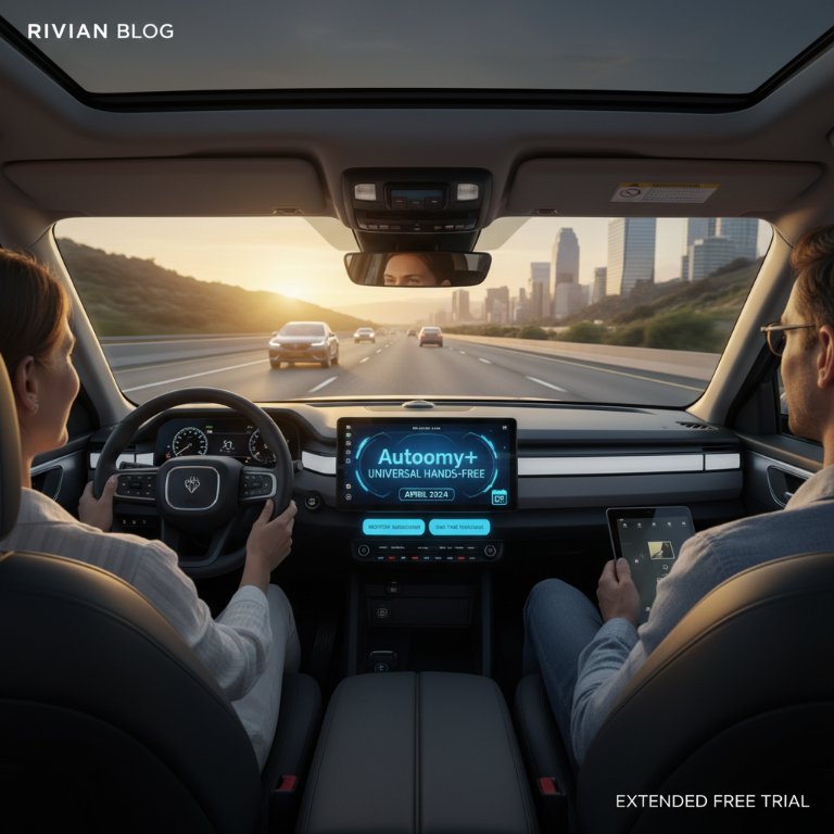 Rivian Readies Autonomy+ for Monetization: Universal Hands-Free Driving Set to Drive New Revenue Stream