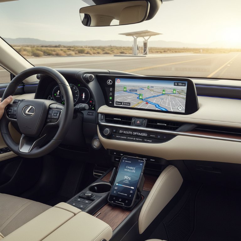 Lexus Finally Gets Serious: 2026 ES Introduces Game-Changing EV Route Planning