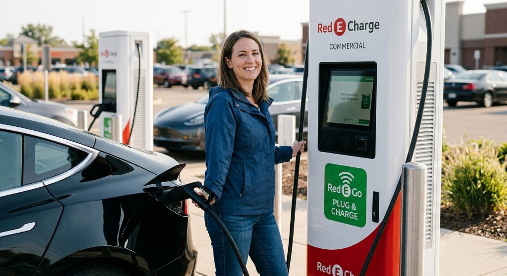Red E Charge Launches 'Red E Go': Why the Underdog's New Plug & Charge Tech is a Wake-Up Call for EV Giants