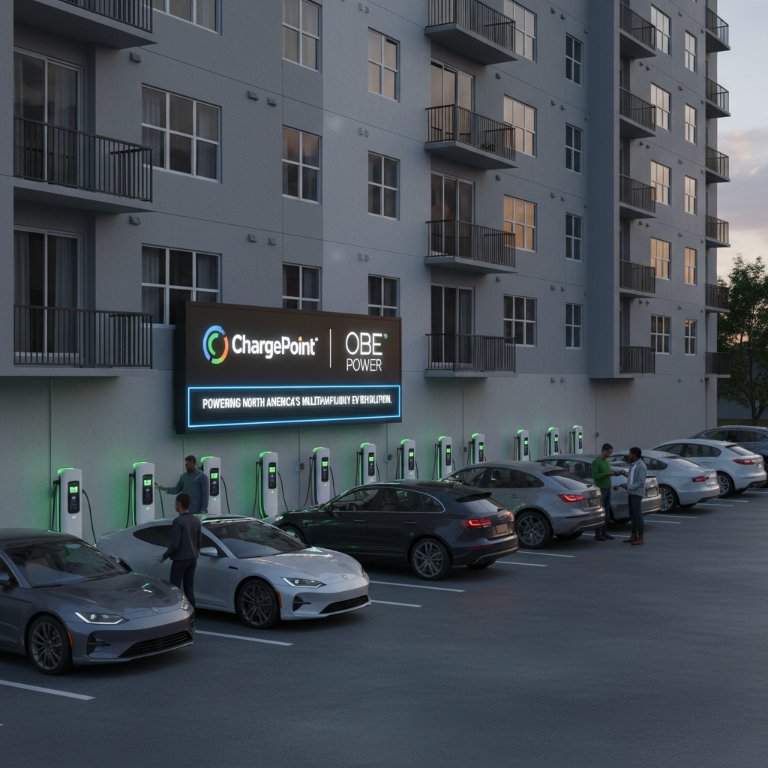 Game Changer: ChargePoint and OBE Power Unlock Multifamily EV Charging with 'No-Cost' Model
