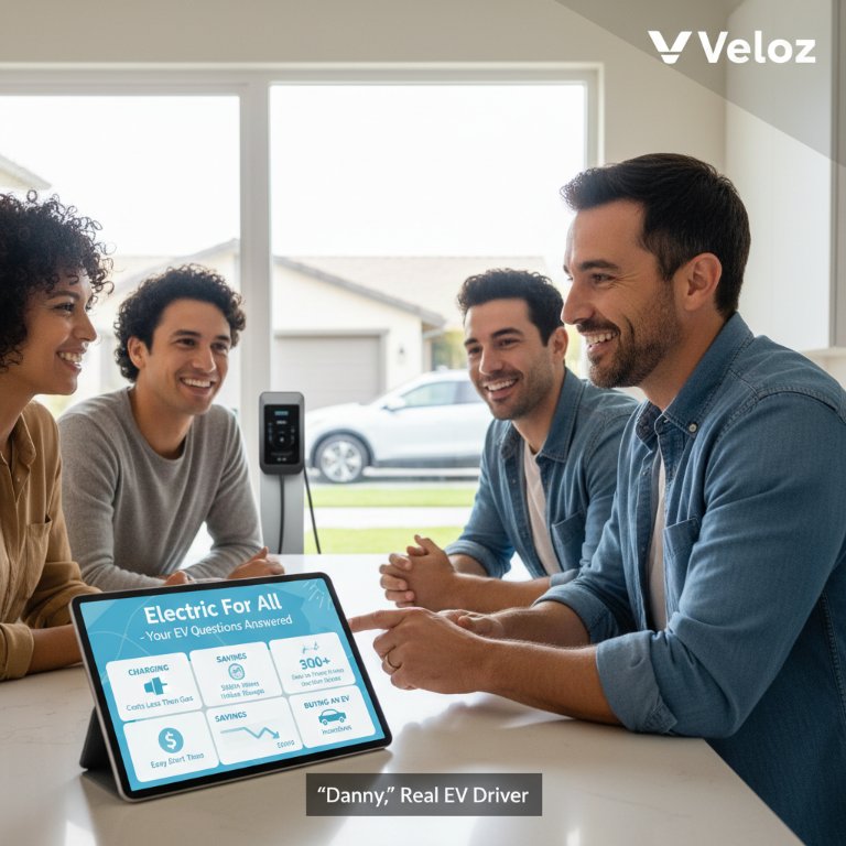 Veloz's 'Electric For All' Program Powers Consumer Confidence, Debunking EV Myths Amidst High Gas Prices
