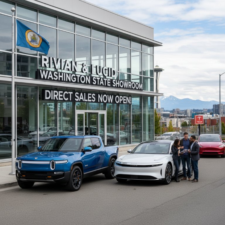 Washington State Cracks Open Direct Sales Market, Ending Tesla's Exclusive Hold