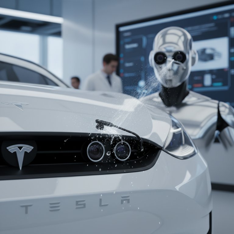 Tesla's New Lens Cleaning Patent: A Clearer Path for FSD and Optimus Autonomy