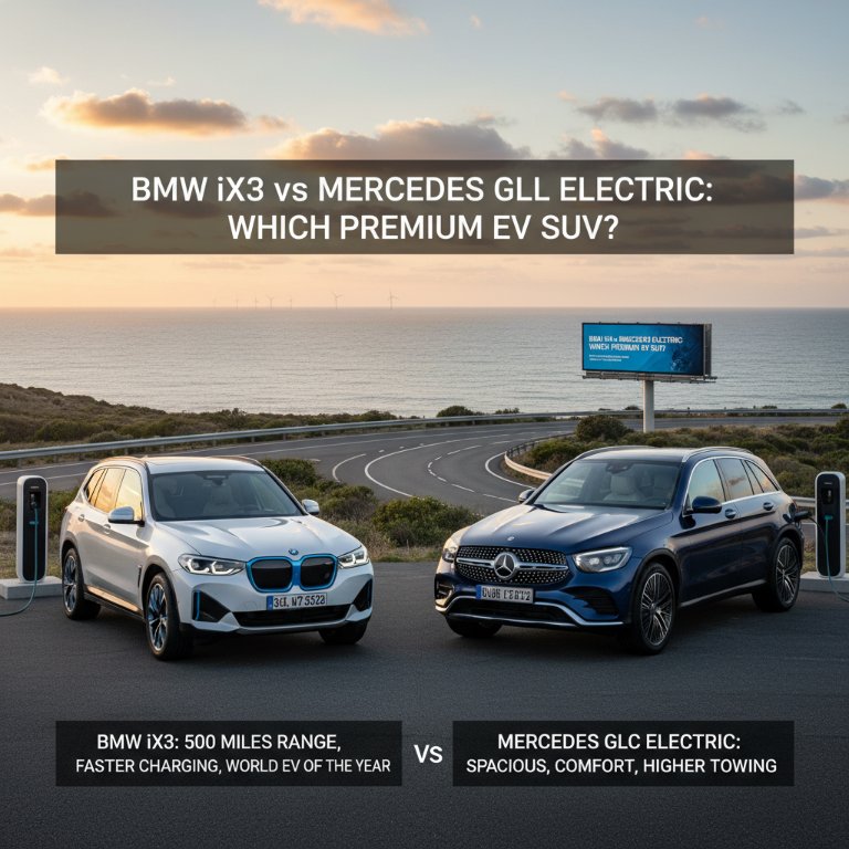 BMW iX3 Electrifies Performance Crown, Mercedes GLC Electric Redefines Family Luxury in Critical Premium SUV Showdown