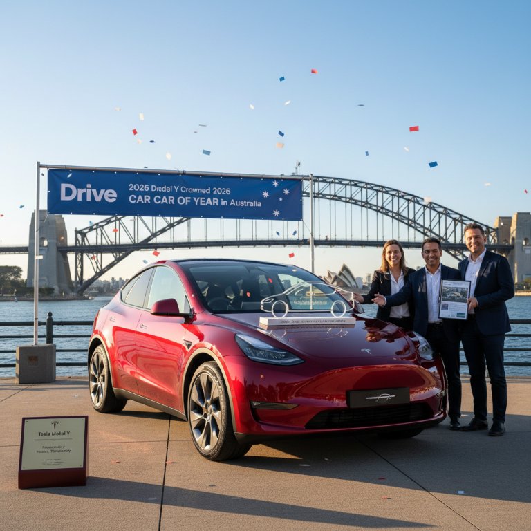 Tesla Model Y Secures Prestigious 2026 Drive Car of the Year, Solidifying EV Dominance Down Under