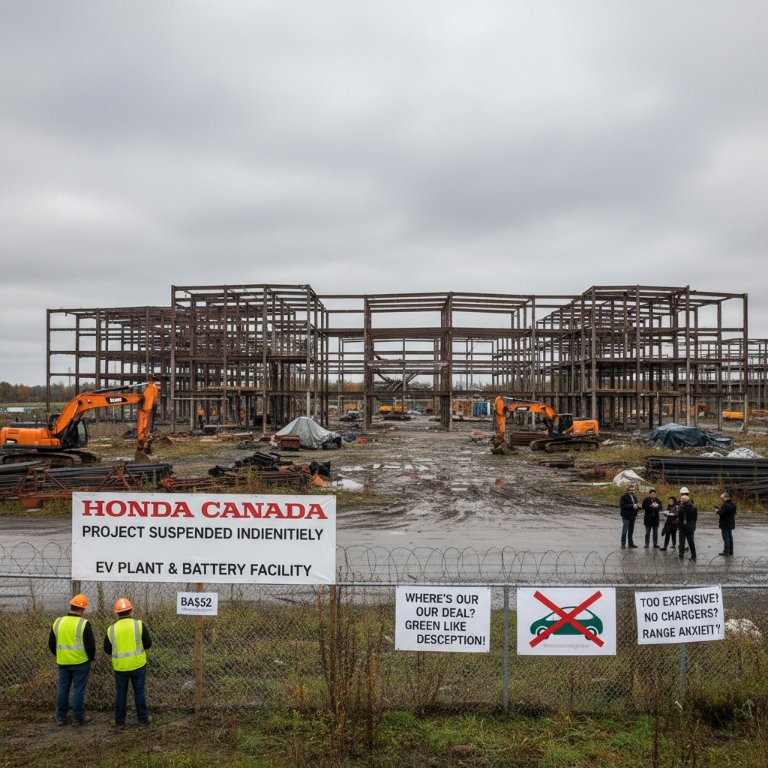 Canada's EV Dream Hits a Speed Bump: Billions in Subsidies Under Scrutiny as Projects Halt