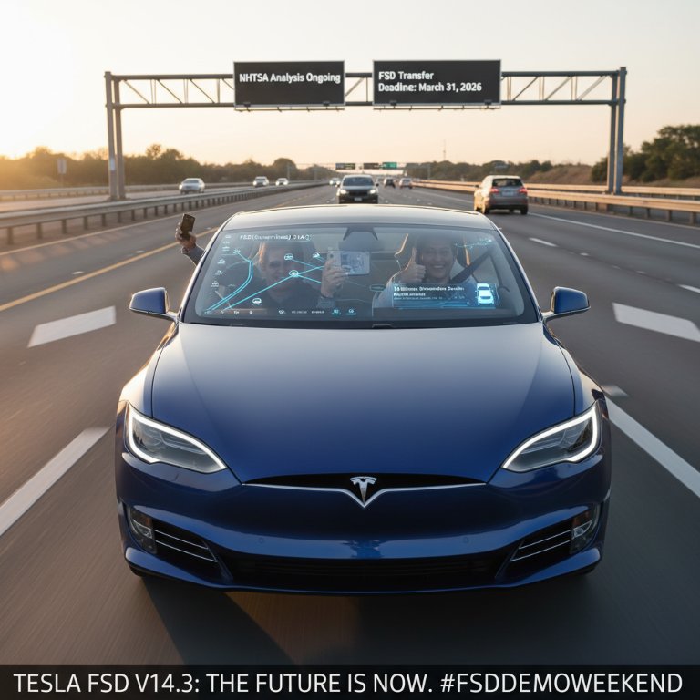 Tesla's Autonomy Apex: FSD v14.3 Approaches Amidst Critical Transfer Deadline and Intensified Scrutiny