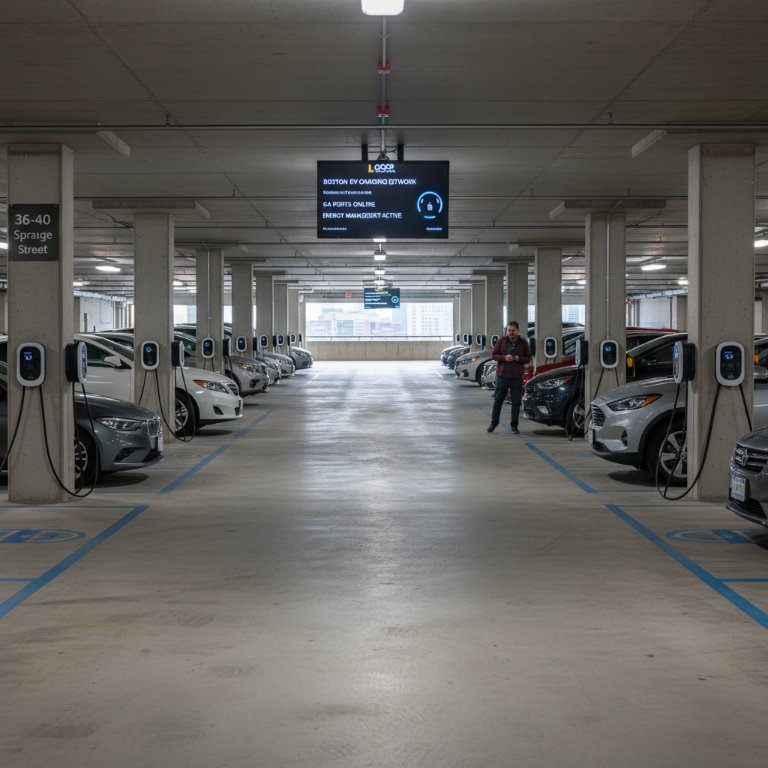 Boston's Largest Multifamily EV Charging Hub Signals Breakthrough for Urban Adoption