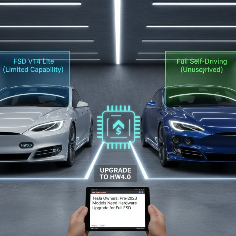 Tesla's FSD Divide: Millions of Older EVs Need Hardware 4 for True Autonomy