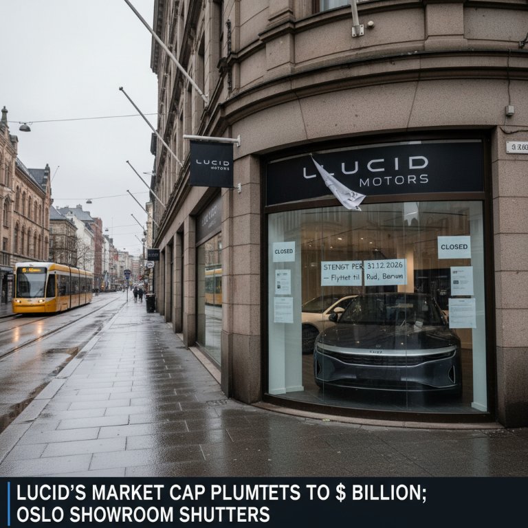 Lucid Motors Plunges: A Luxury EV Dream Fades Amidst Plummeting Valuation and Market Retreat