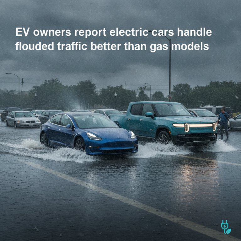 EVs Defy Floodwaters: Real-World Testimonials Shatter Old Perceptions of Electric Vehicle Vulnerability