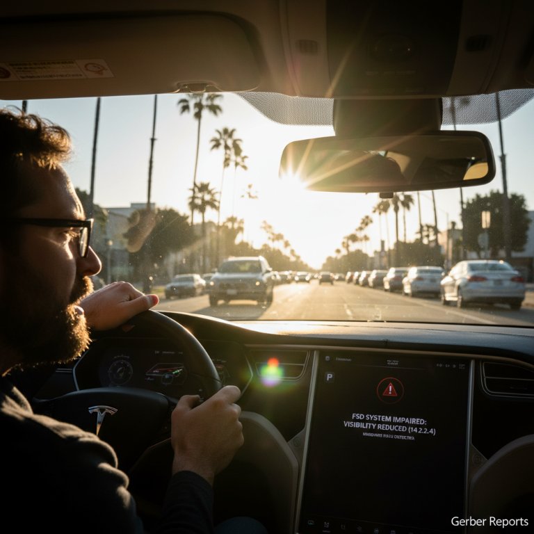 Tesla FSD's Sunshine Setback: Hardware Limitations Threaten Autonomy Dream