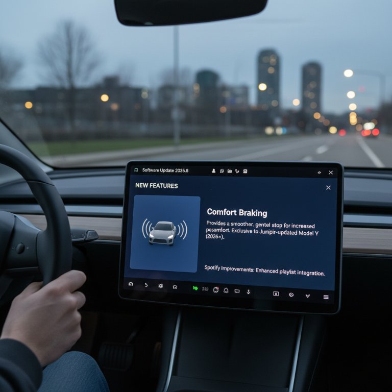 Tesla Refines the Stop: 'Comfort Braking' Arrives for Juniper Model Y, Signaling a New Era of Refinement