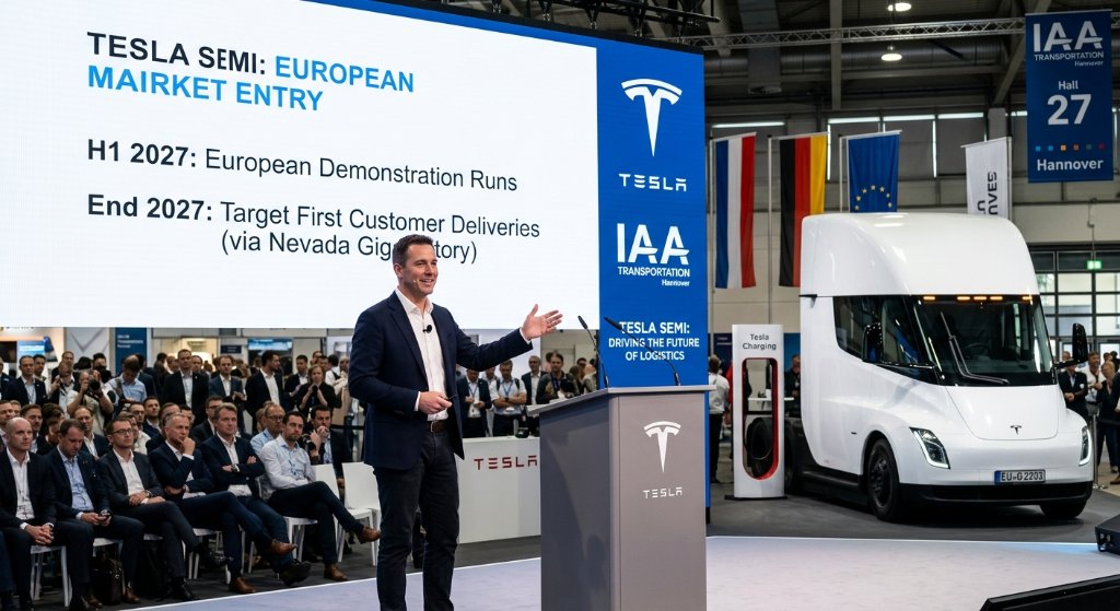 Tesla Semi Invades Europe: Demonstration Runs Slated for H1 2027 as Giga Nevada Prepares for Global Export