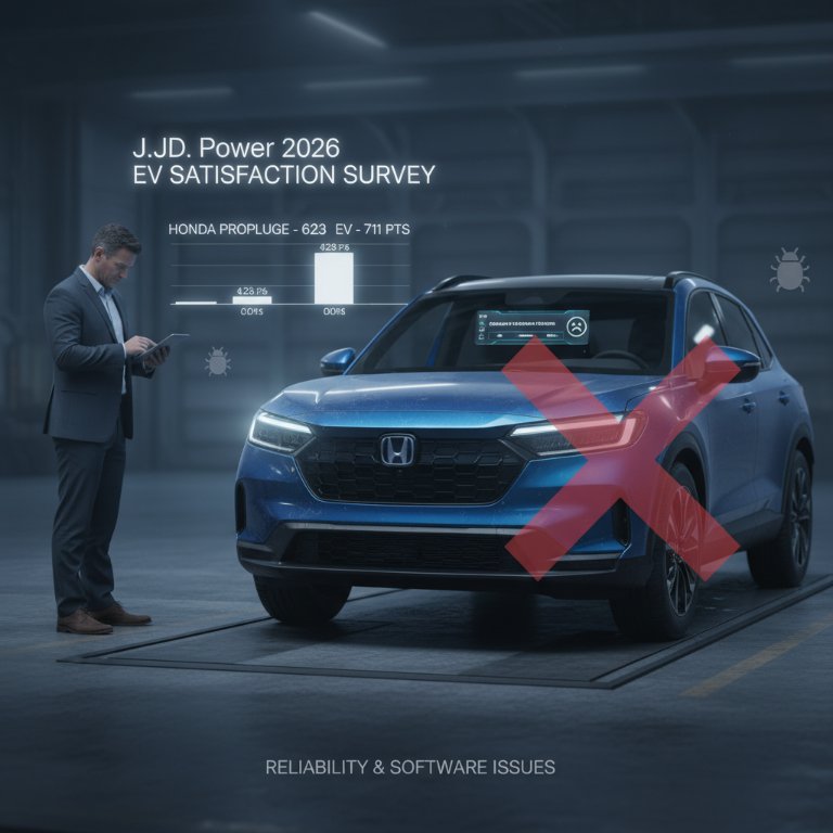 J.D. Power Delivers Crushing Blow: Honda Prologue Ranked Least Satisfying EV