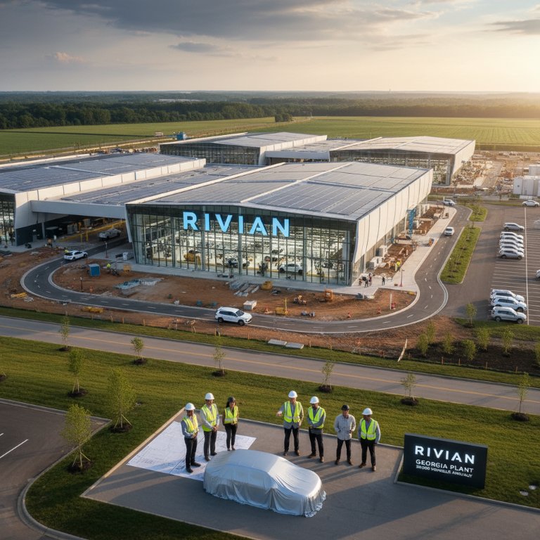 Rivian Unleashes Production Power: Georgia Plant Capacity Soars to 300,000, R2 SUV Poised for Mass Market Domination
