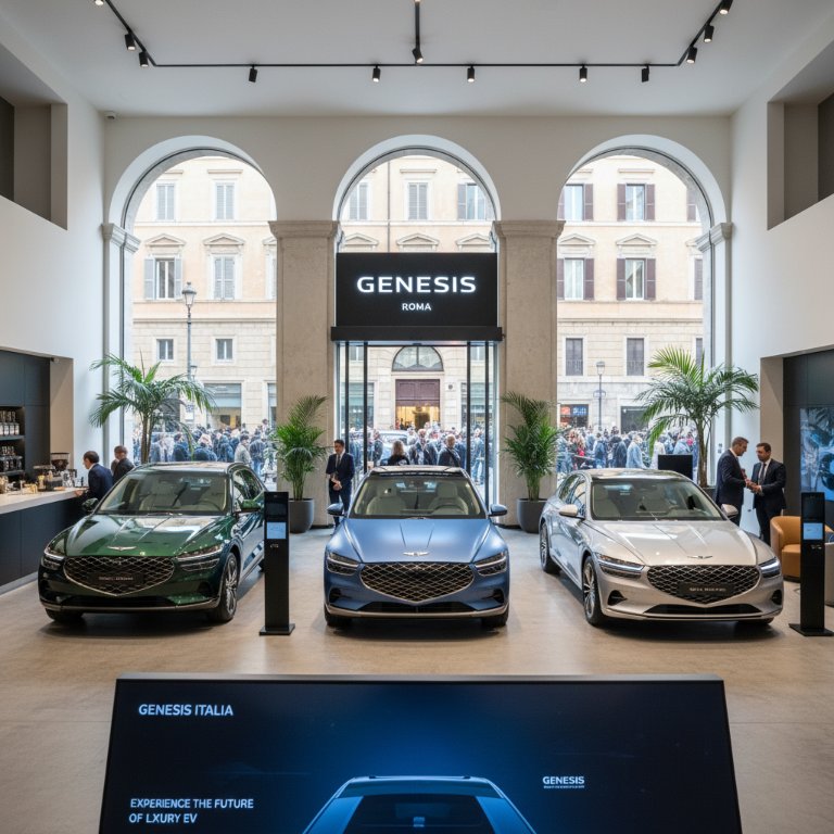 Genesis Ignites Italian EV Market with Premium Offensive, Challenging European Elites