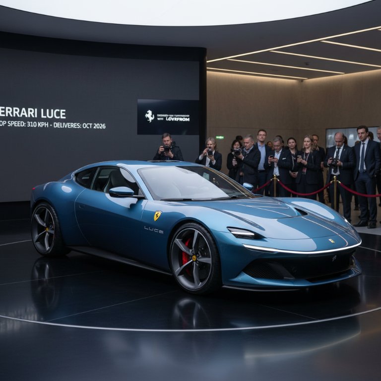 Ferrari's Electric 'Luce' Arrives: A Strategic Pivot Amidst Shifting Targets