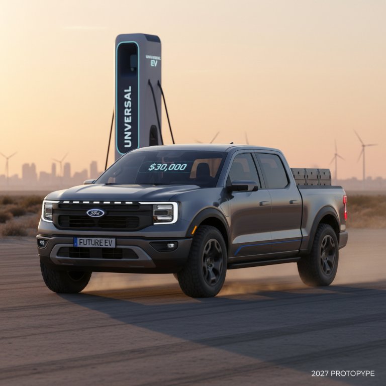 Ford's 'Universal EV' Program Signals Aggressive Shift Towards Affordable Electric Pickups, Starting at $30,000