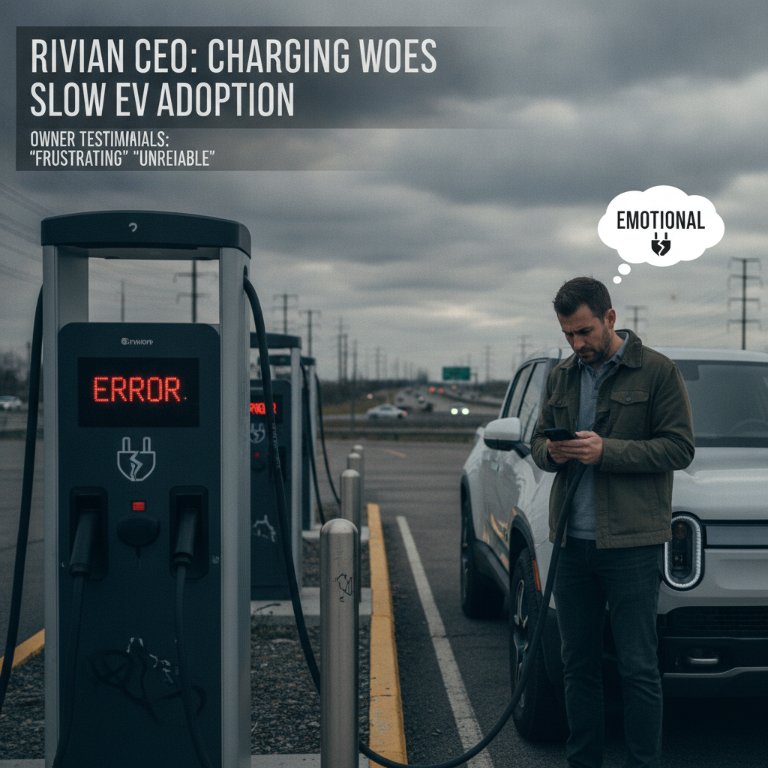 Broken Chargers, Not Buyers: Rivian CEO Scaringe Pinpoints the True Roadblock to Mainstream EV Adoption