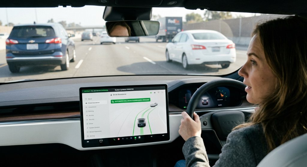 Tesla’s 2026.27.10 Update Unleashes FSD Safety Shield: How 'Automatic Collision Evasion' Takes Control When You Can't