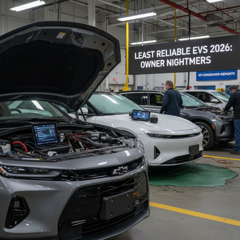 Consumer Reports Exposes Harsh Reality: Key EVs Grapple with Alarming Reliability Issues
