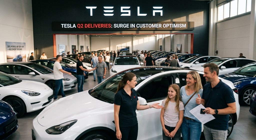 Tesla Shakes Off Political Backlash, Posting Record-Shattering Q2 Surge to 480,126 Deliveries
