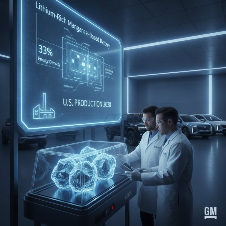 GM Forges a New Path: Betting on Manganese Batteries Over LFP for Next-Gen EVs