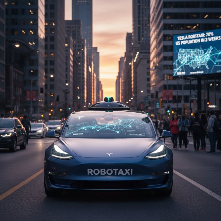 Tesla's Robotaxi Gamble: Musk Promises 70% US Coverage in Two Weeks Amidst Lingering Doubts