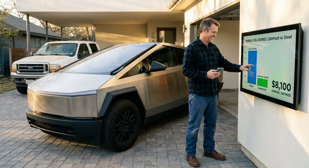 Diesel Defectors: How the Tesla Cybertruck is Saving Heavy-Duty Owners $8,000 Annually
