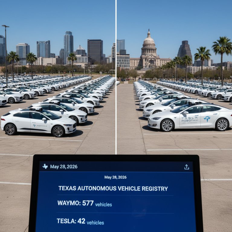 Tesla's Robotaxi Ambitions Face Harsh Reality Check in Texas: Waymo Dominates with 13x Larger Fleet